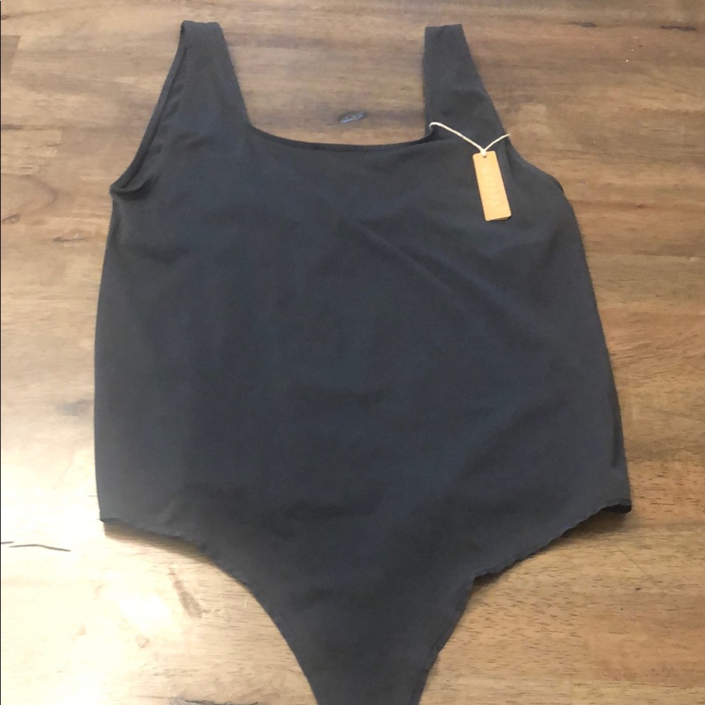 SKIMS Black bodysuit